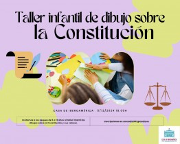 Taller de dibujo infantil por  la Constitución